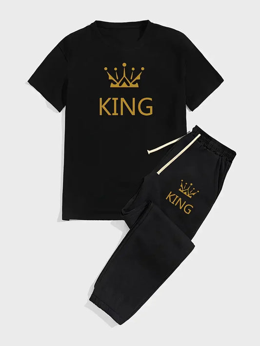 Summers T-Shirt And Trouser Tracksuit For Men In Best Top Quality Summer Collection 2025