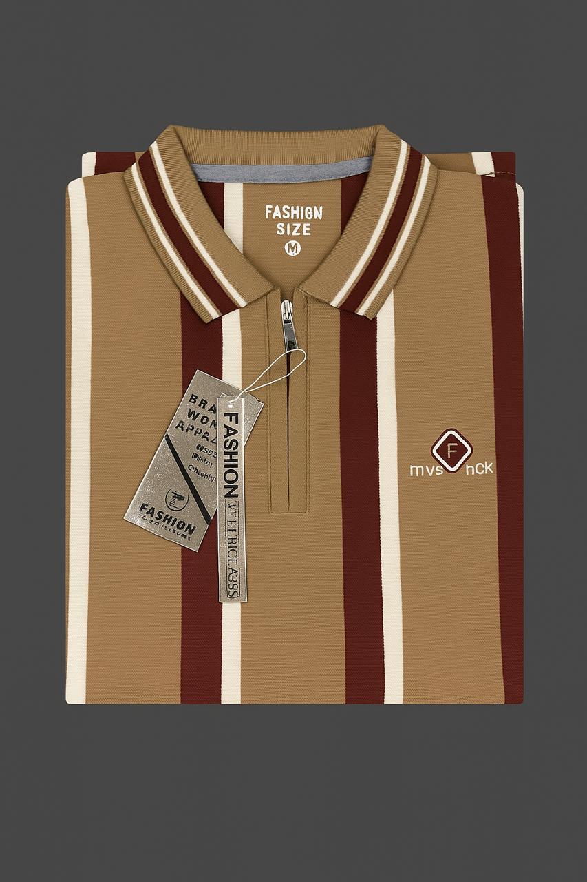 ZIPPER POLO T-SHIRTS FOR MENS IN IMPORTED QUALITY