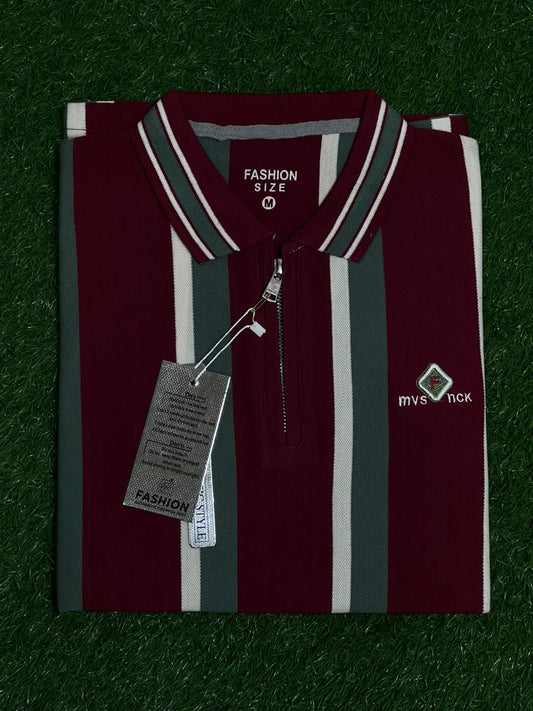 ZIPPER POLO T-SHIRTS FOR MENS IN IMPORTED QUALITY
