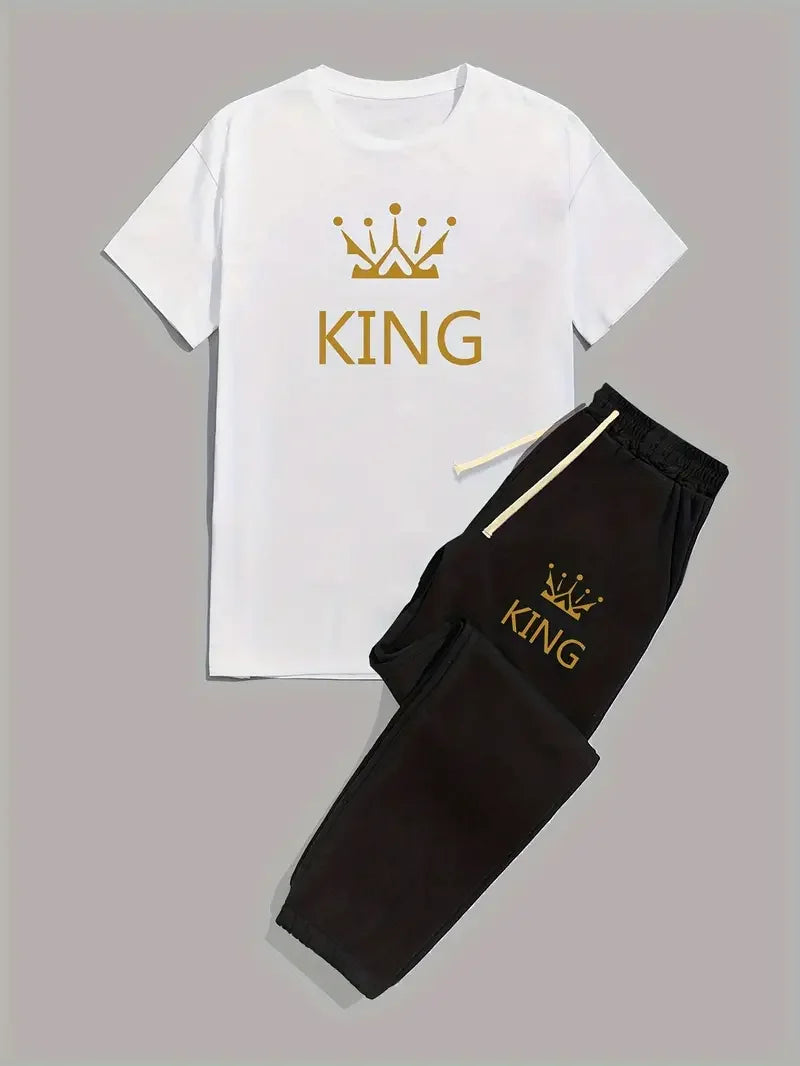Summers T-Shirt And Trouser Tracksuit For Men In Best Top Quality Summer Collection 2025