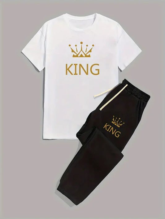 Summers T-Shirt And Trouser Tracksuit For Men In Best Top Quality Summer Collection 2025