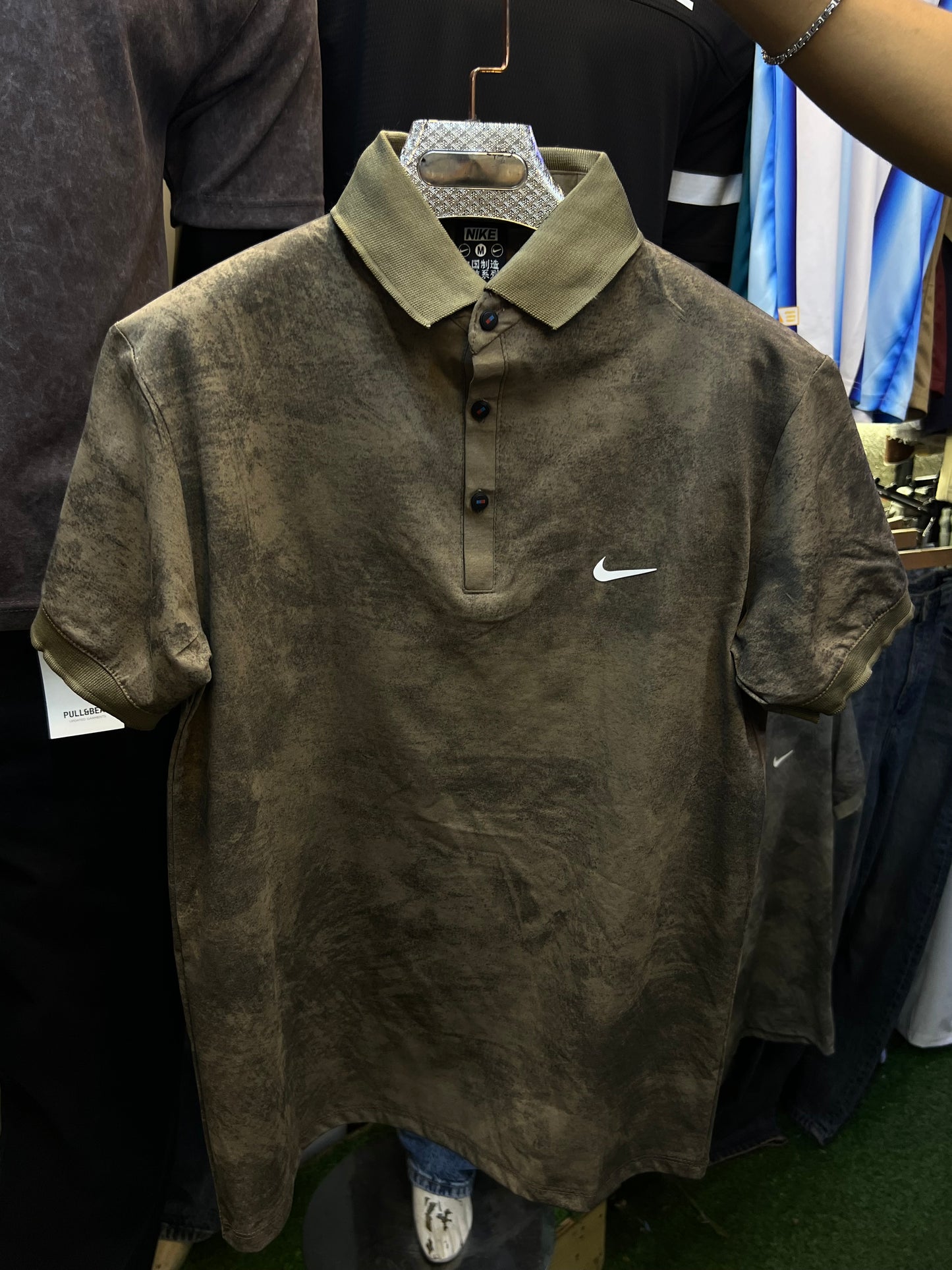 IMPORTED LUXURY ACID WASH POLO-TSHIRTS FOR MENS
