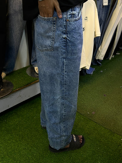 DENIM OVERSIZED STRAIGHT BAGGY JEANS WITH AMAZING COLOUR RANGE