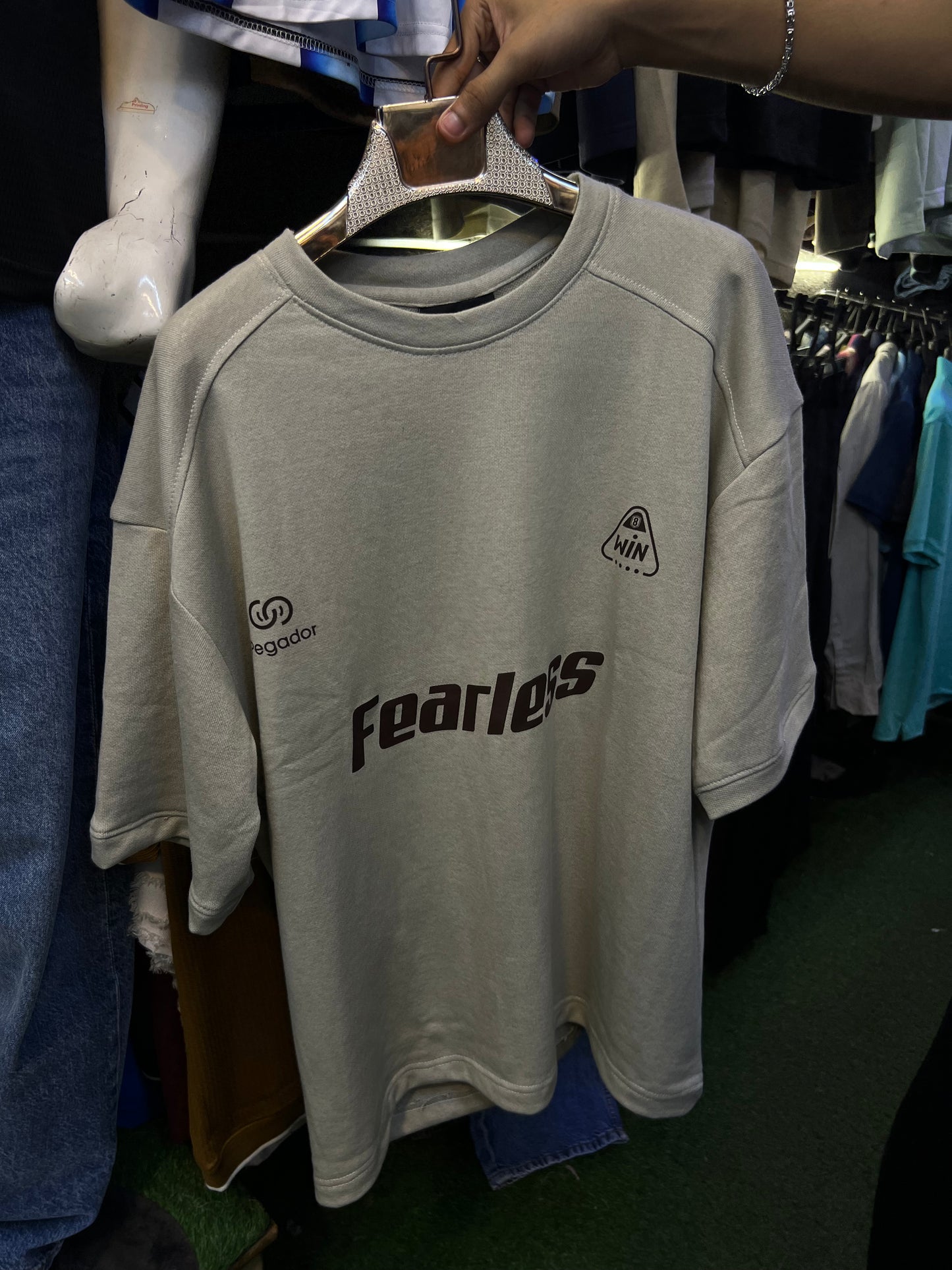 OVERSIZED DROP-SHOULDERS T -SHIRTS WITH FRONT AND BACK PRINT