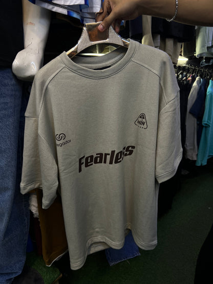 OVERSIZED DROP-SHOULDERS T -SHIRTS WITH FRONT AND BACK PRINT