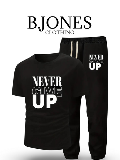 B.JONES T-Shirt And Trouser Tracksuit For Summers Fashion
