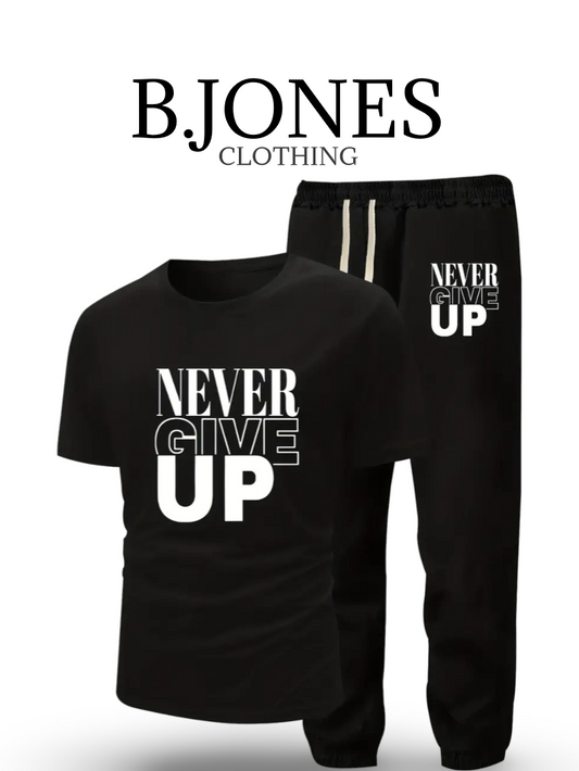 B.JONES T-Shirt And Trouser Tracksuit For Summers Fashion