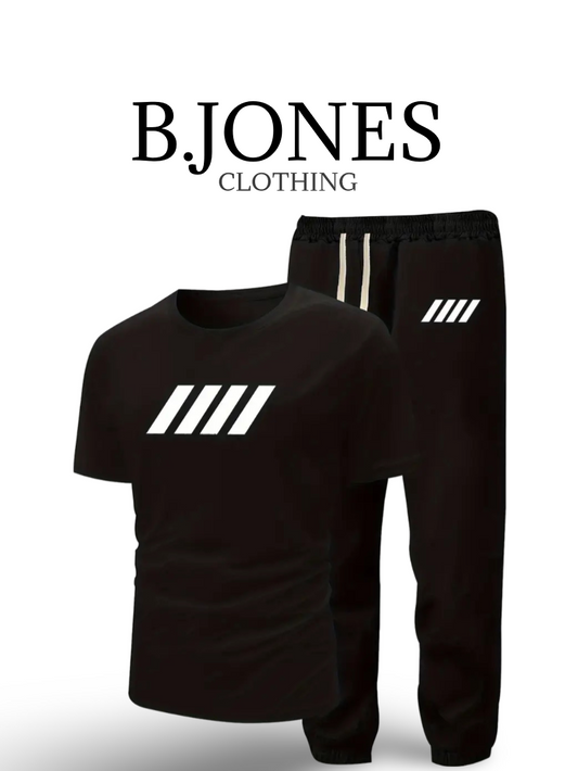 B.JONES T-Shirt And Trouser Tracksuit For Mens Summers Fashion 2025