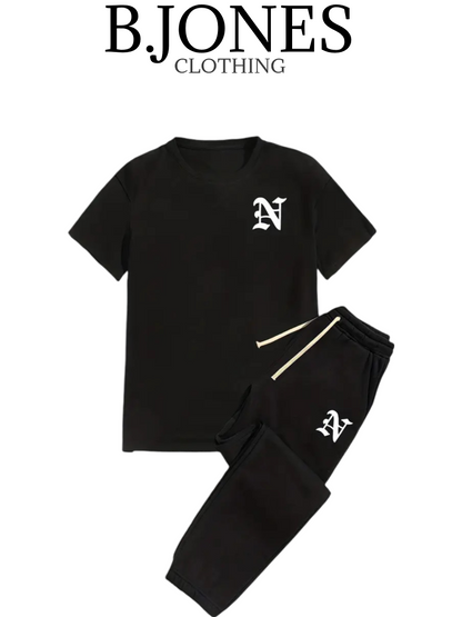 B.JONES T-Shirt And Trouser Tracksuit For Mens In Premium Quality Summer Collection 2025