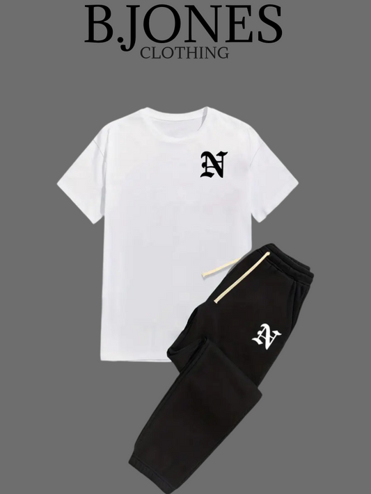 B.JONES T-Shirt And Trouser Tracksuit For Mens In Premium Quality Summer Collection 2025